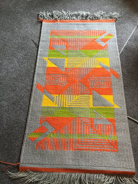 Rug made by Anne Churches