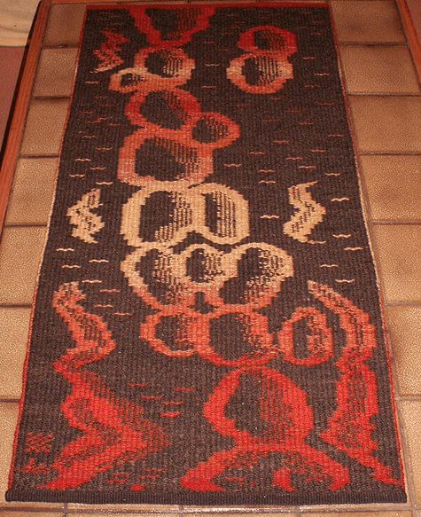 Rug made by Anne Churches