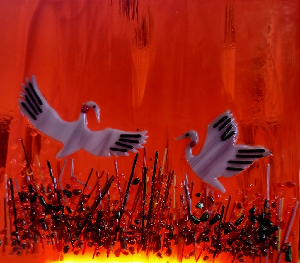 Glass art by Edie May