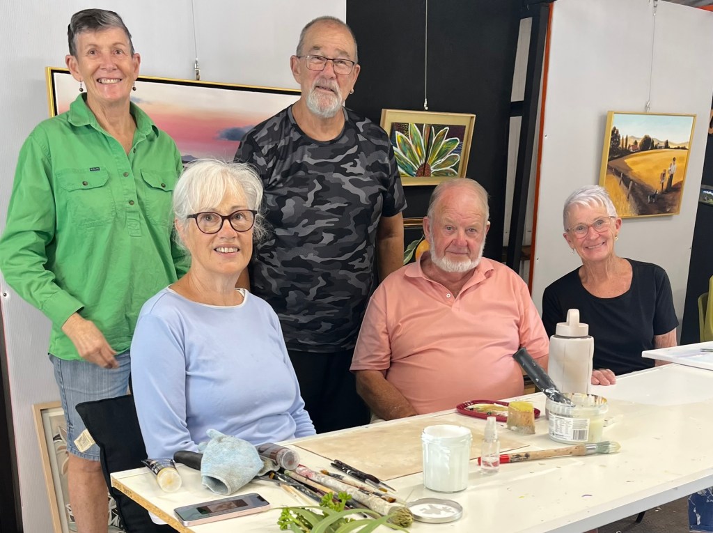 Photo of the Tongala art group