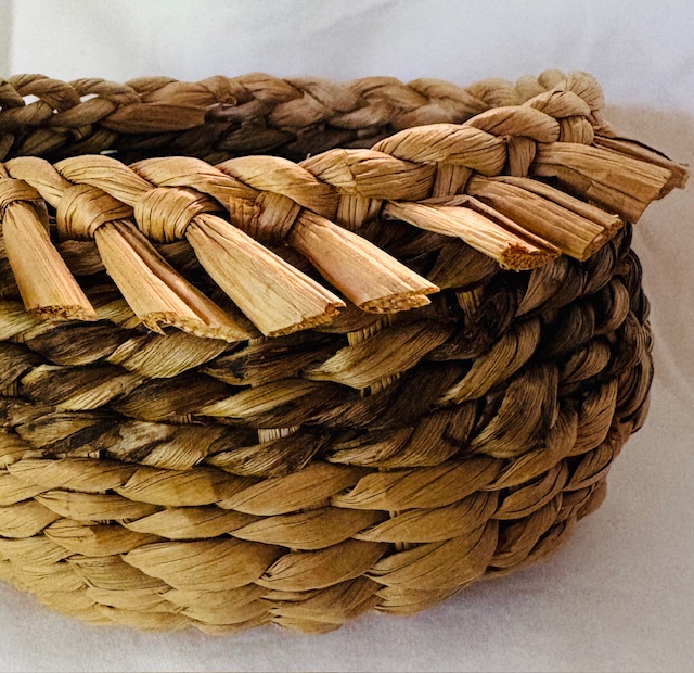 Detail of basket by Gillian Banks