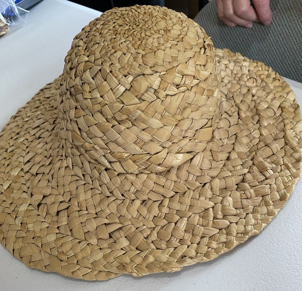Woven hat by Margaret Wilson